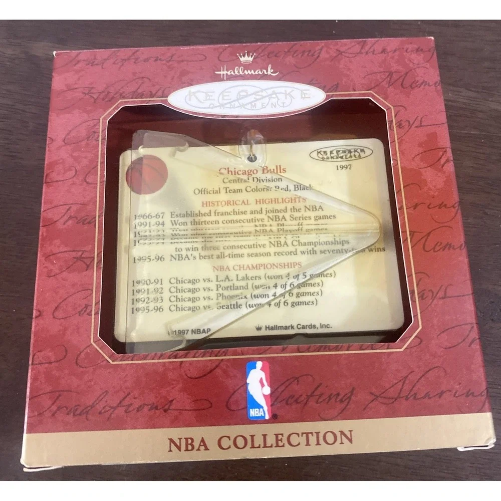 1997 Chicago Bulls Basketball NBA Collection Hallmark‎ Keepsake Ornament